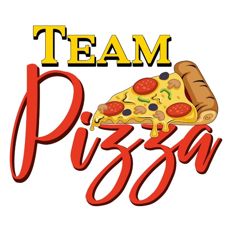 pizza team eat work colleagues gift party