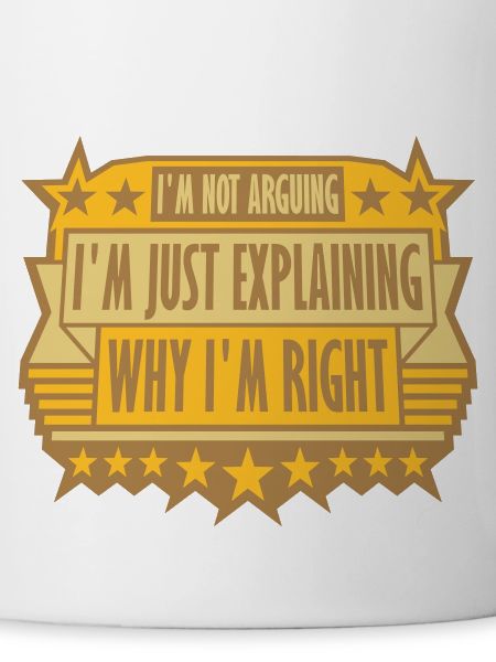 I m not arguing