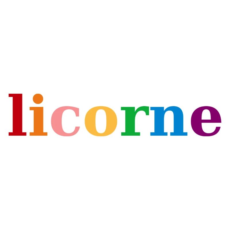 Einhorn Regenbogenfarben