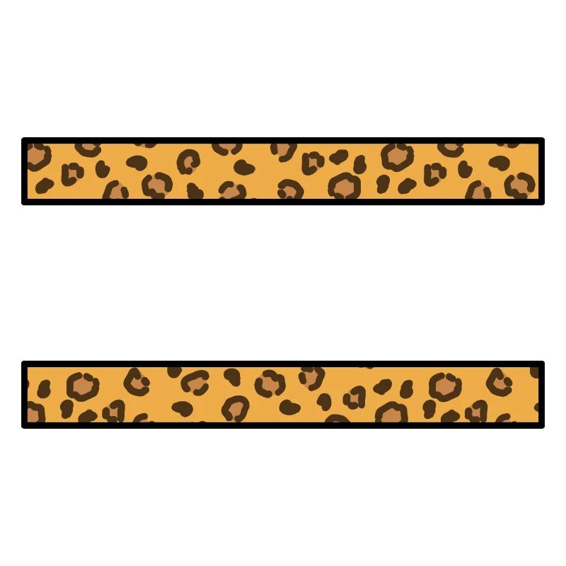 Rahmen Leopard Muster