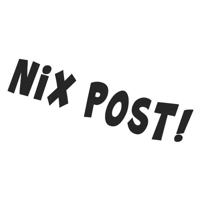 post postbote flaschenpost "nix post"