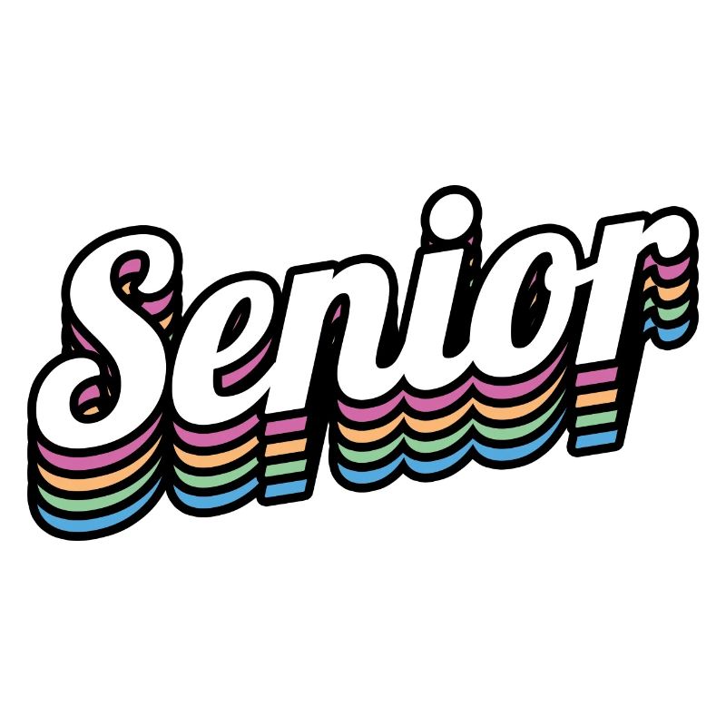 Senior - Student Class Retro Graduation Party Gift