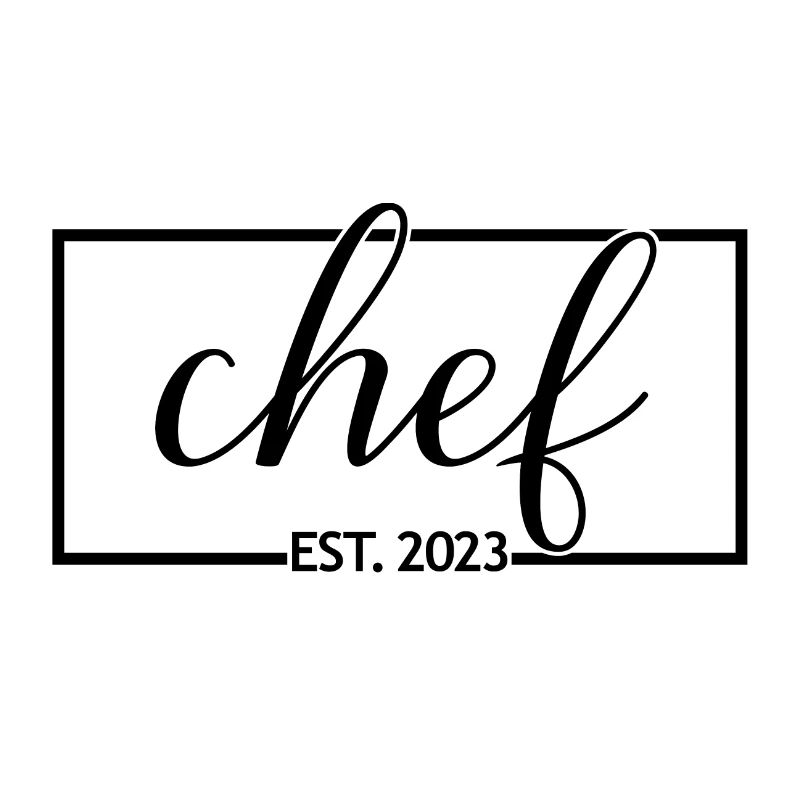Chef Est. 2023 Absolvent Koch Culinary Art Student