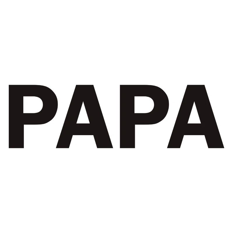 Papa T-Shirt, Minimalistisch, Statement