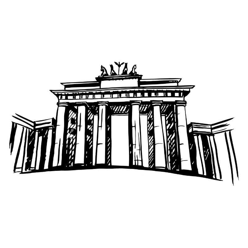 Porte de Brandebourg de Berlin