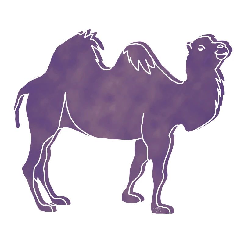 « Camel », Boho Line Art Design, série « Desert »