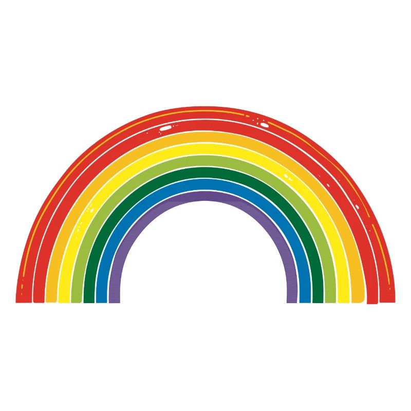 Regenbogen gerade Linien