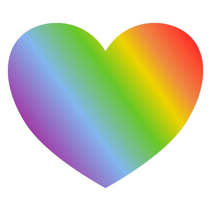 Regenbogen-Herz