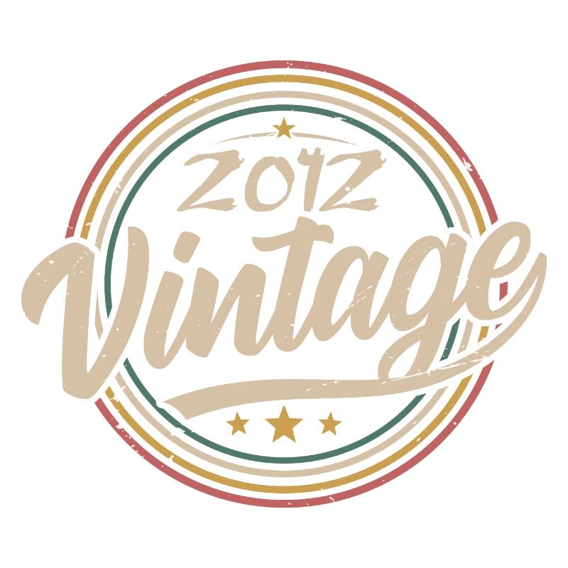 2012 Vintage 2012 Geburtstagsgeschenk - Retro Stil 2012