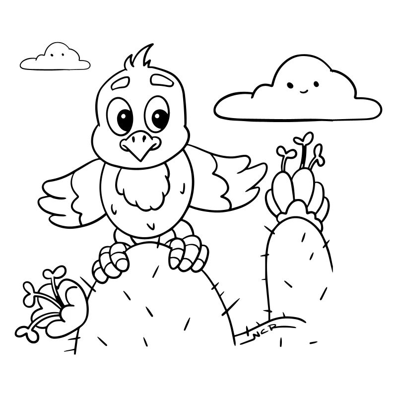 Design pour les créatifs : Coloriage Vulture
