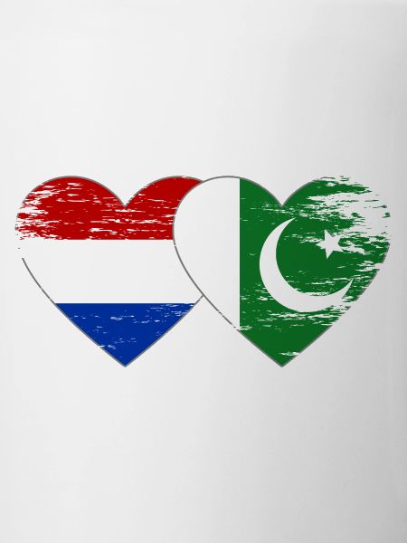 Hollande Pakistan Drapeau Coeur