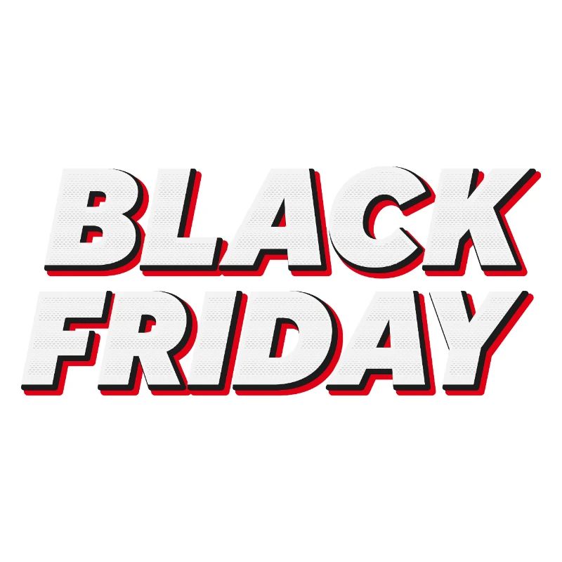Bold Black Friday Text
