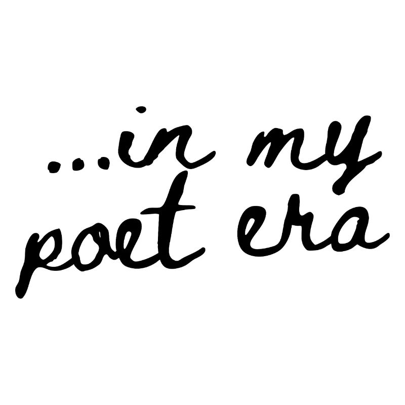À mon époque de poète – Déclaration manuscrite