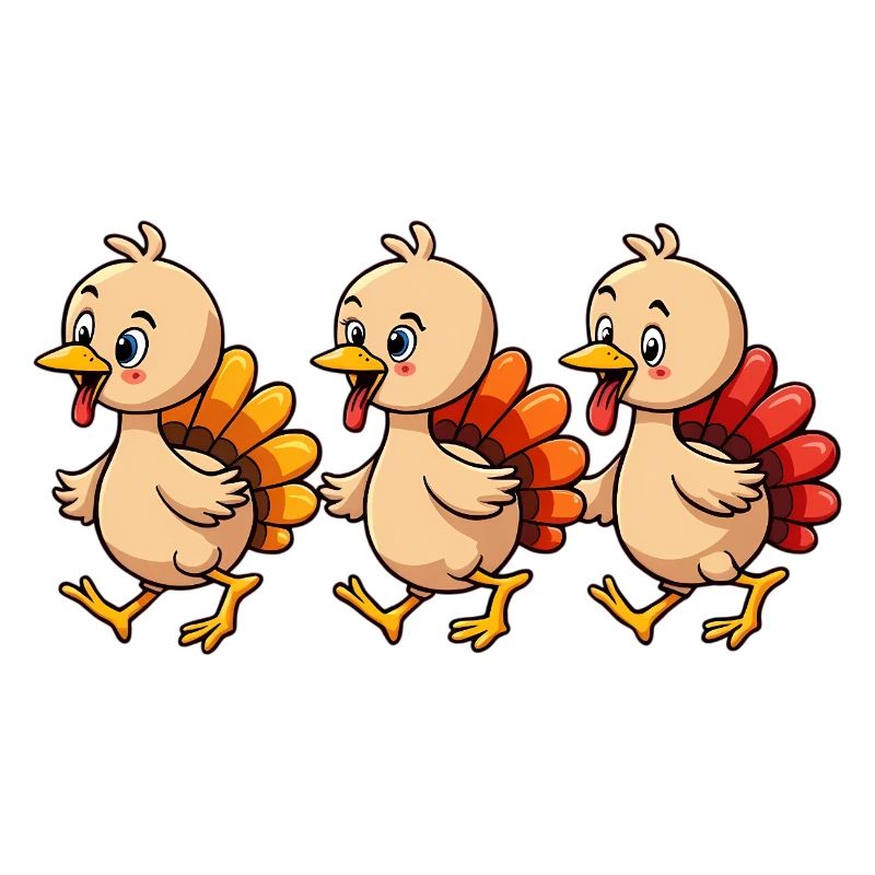 Bébé dinde de Thanksgiving