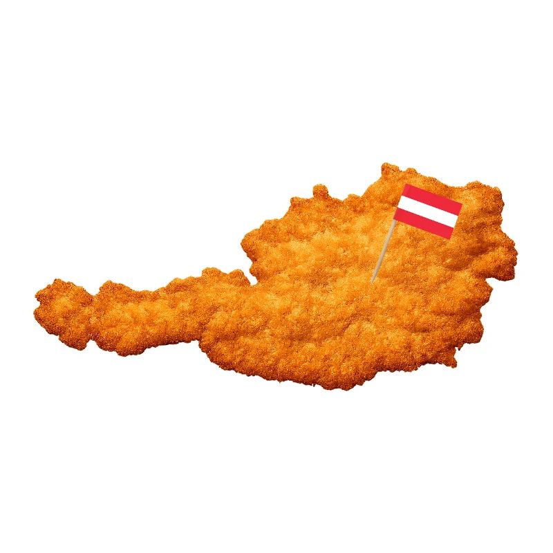 Schnitzel Österreich Form Essen