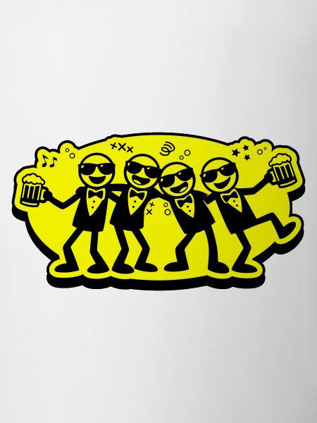 Groom Friends Group Beer