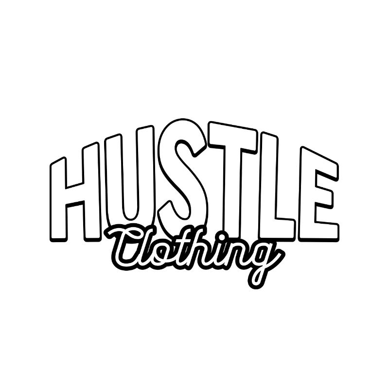 Hustle Attitude Logo Print