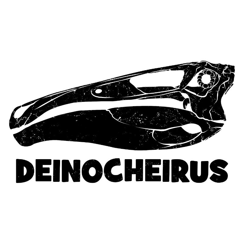 Fossile du crâne de Deinocheirus