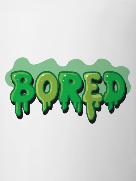 Graffiti Bored Schleim Schrift