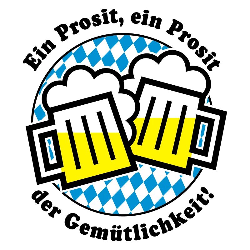 Ein Prosit der Gemütlichkeit! (Bier-Maßkrug)
