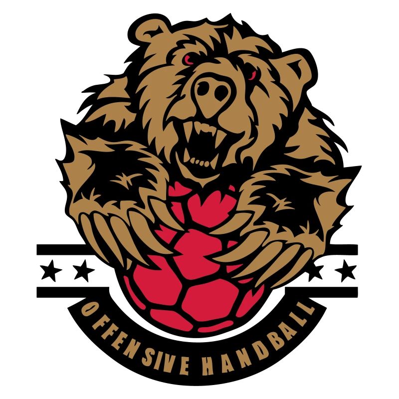 handball ours offensive logo