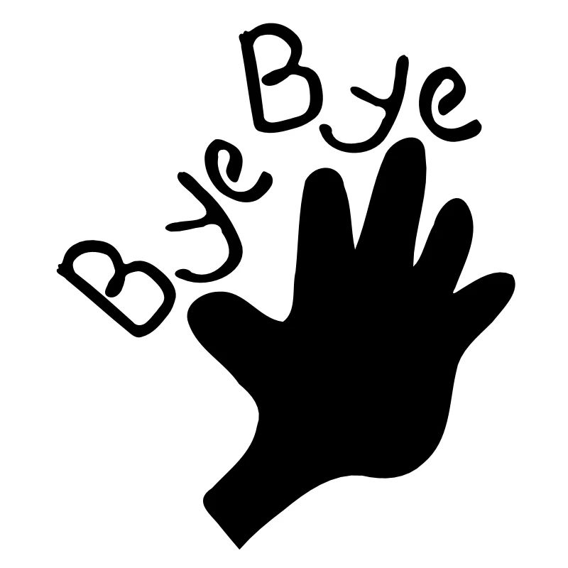 Bye Bye txt et les mains