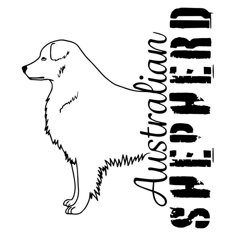 Aussies animaux de compagnie chien de garde