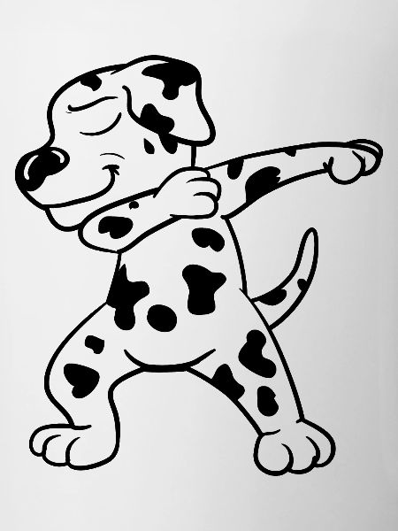 Dabbing Dab Dalmatian Dog Dancing