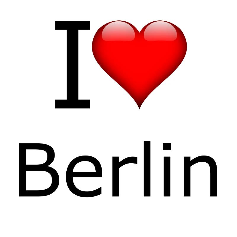 J'aime berlin J'aime l'idée de cadeau de Berlin