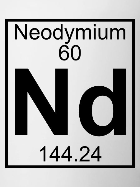 Neodymium (Nd) (element 60)