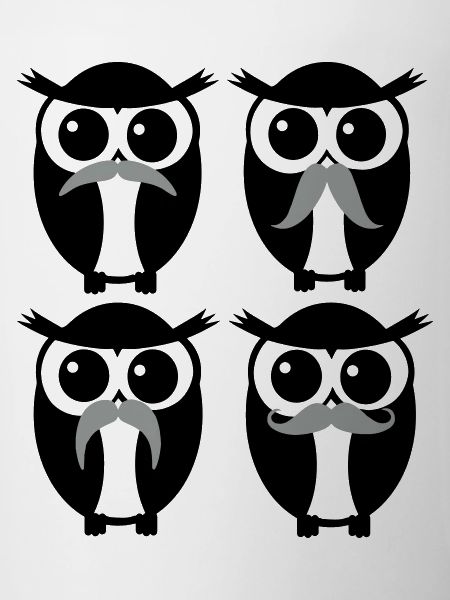 moustache owl