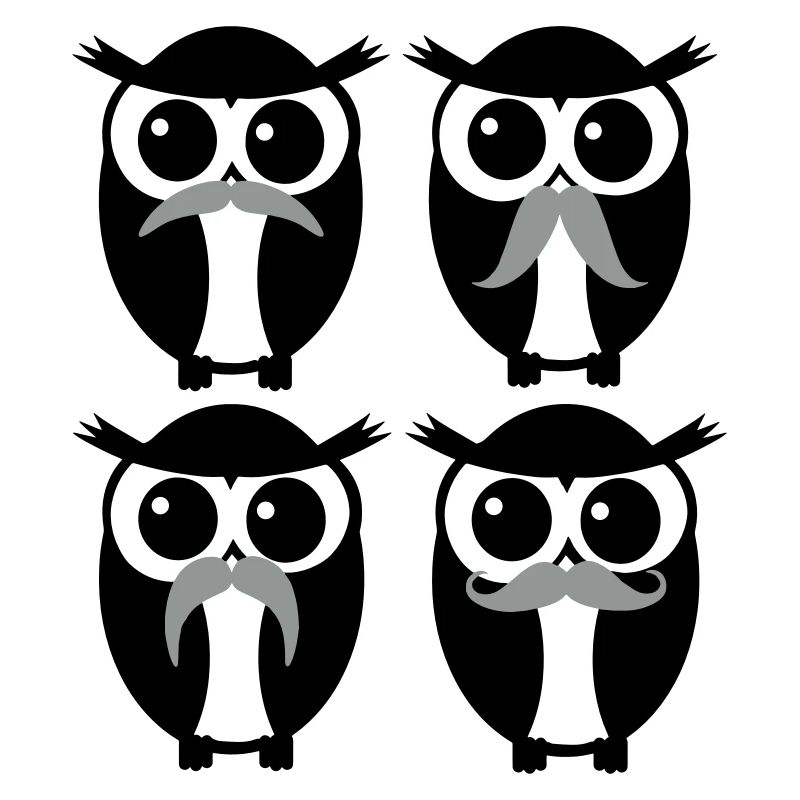 moustache owl