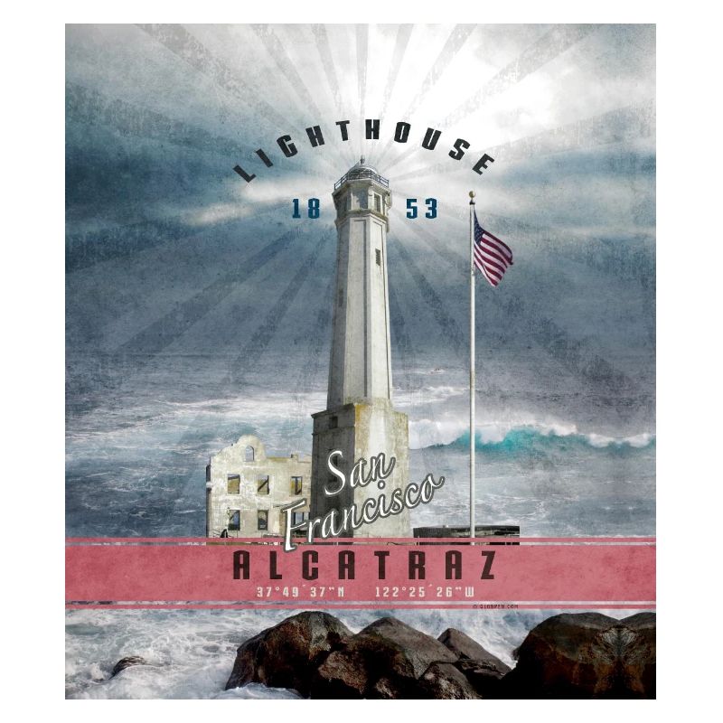 Alcatraz Lighthouse - Textiles and Gift Products
