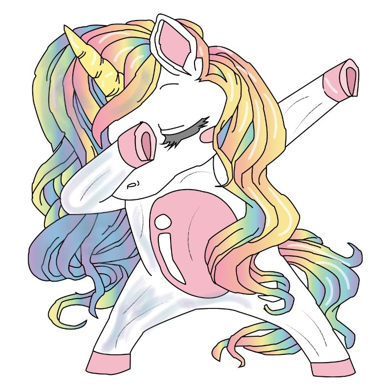 Dabbing Einhorn Geschenk