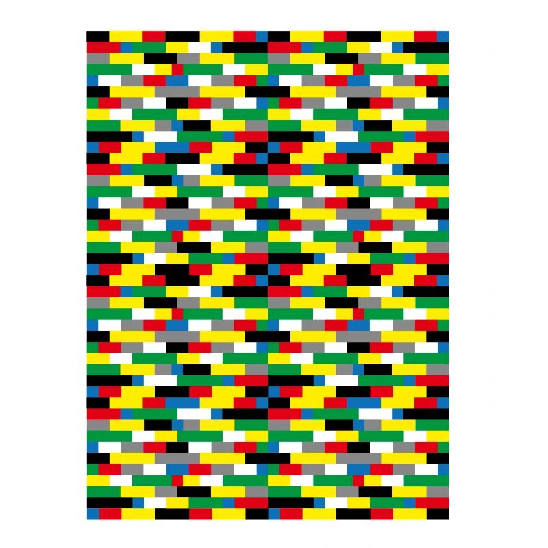 small colored bricks