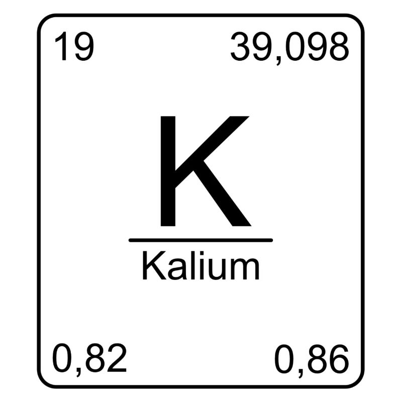 Kalium, Periodensystem, Chemie, Physik, Element