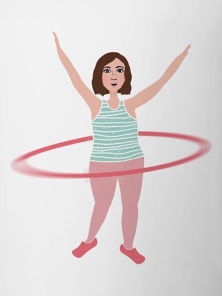 Hula-Hoop figure