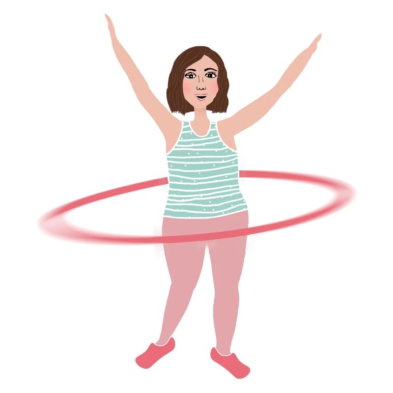 Hula-Hoop figure