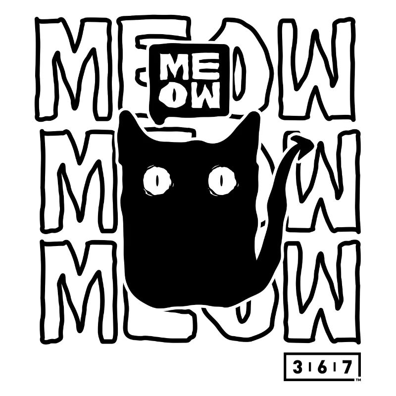 Miaou de chat noir