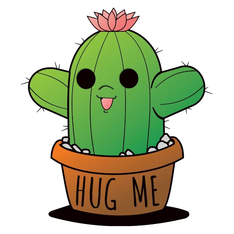 Drôle de cactus HUG ME