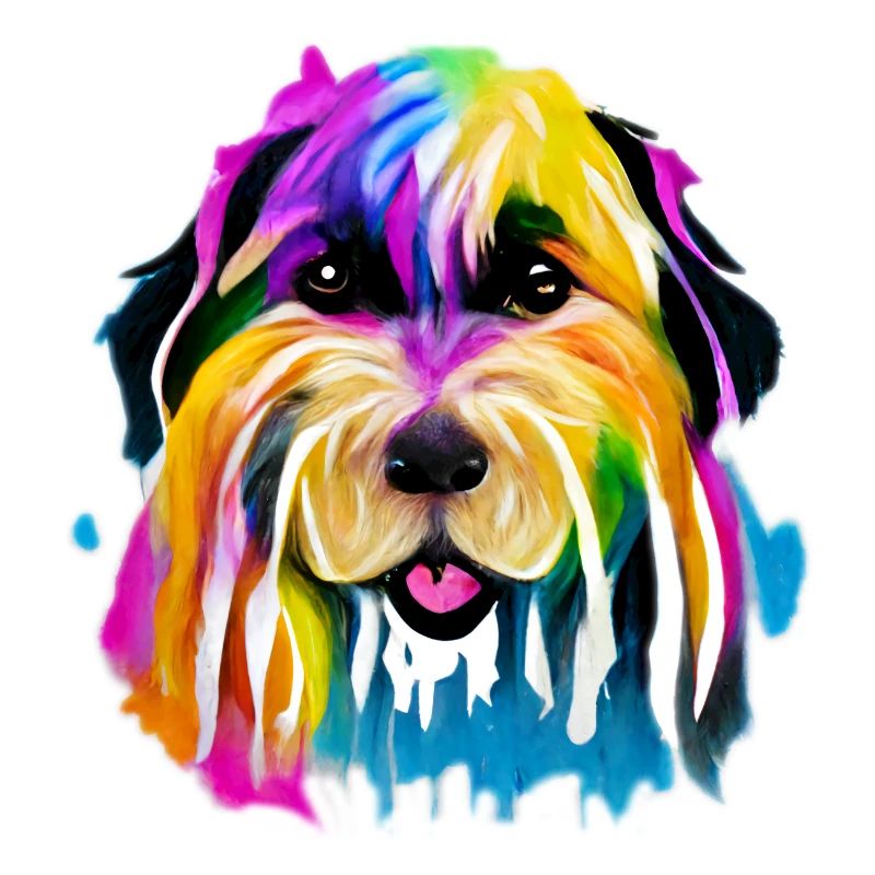 Briard en couleur