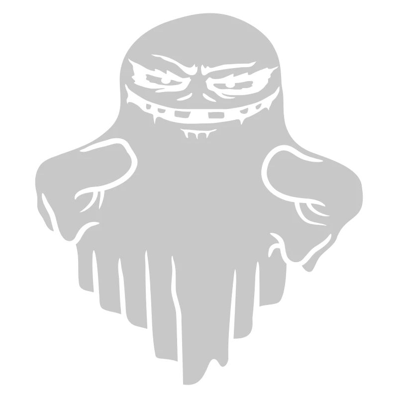 Comic schwebender Monster Geist