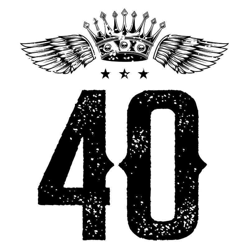 40 Zahl Krone