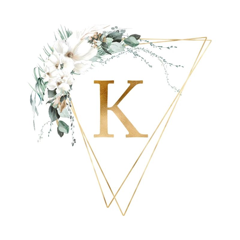 Monogramme K personnalisable