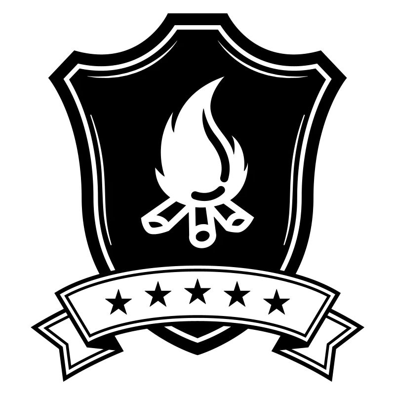 Armoiries du feu de camp