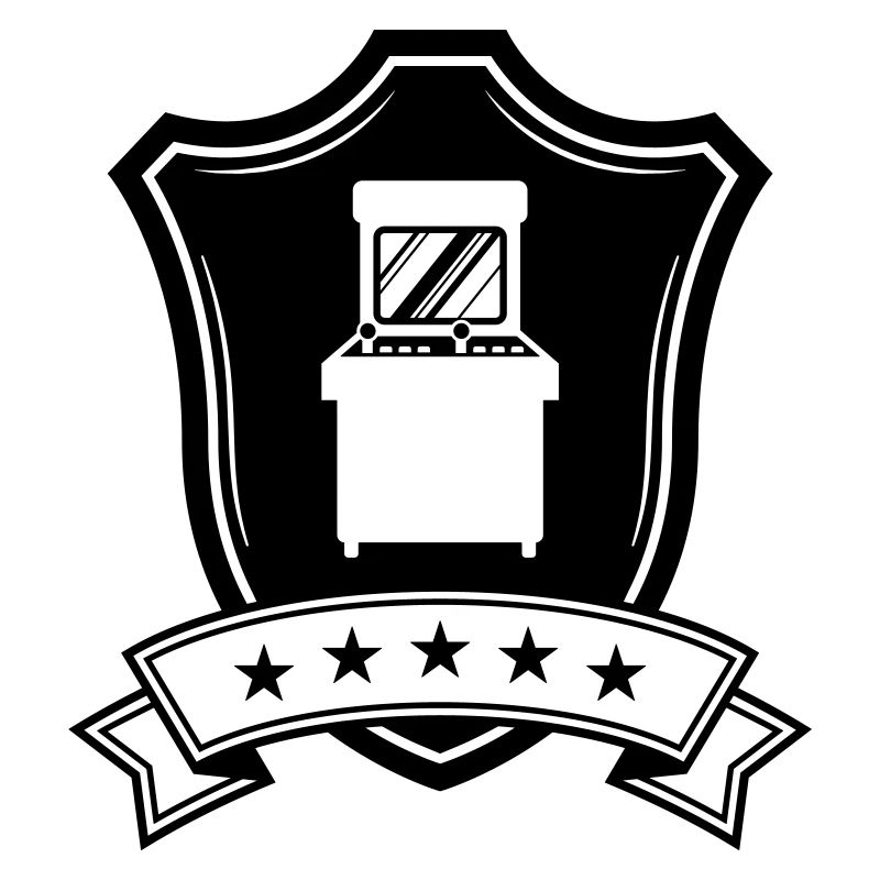 Arcade Retro Gamer Crest