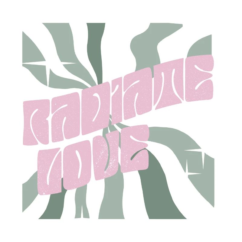 radiate love white