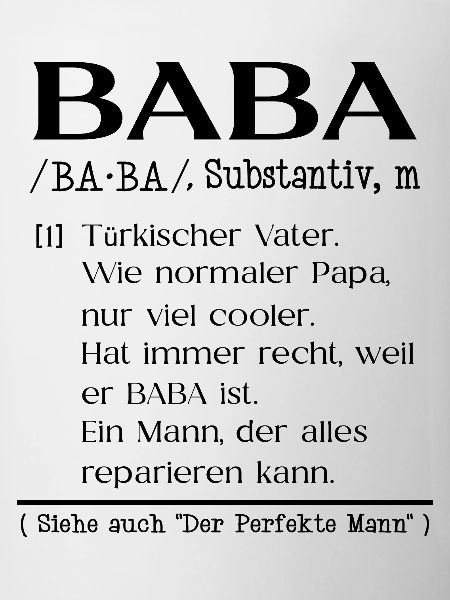 Türkischer Vater Baba definition
