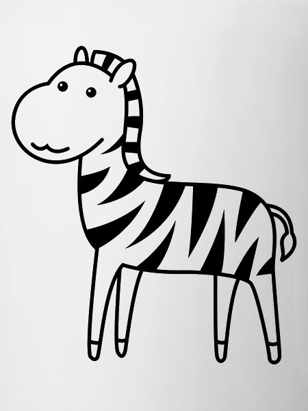 Zebra Comic Animal
