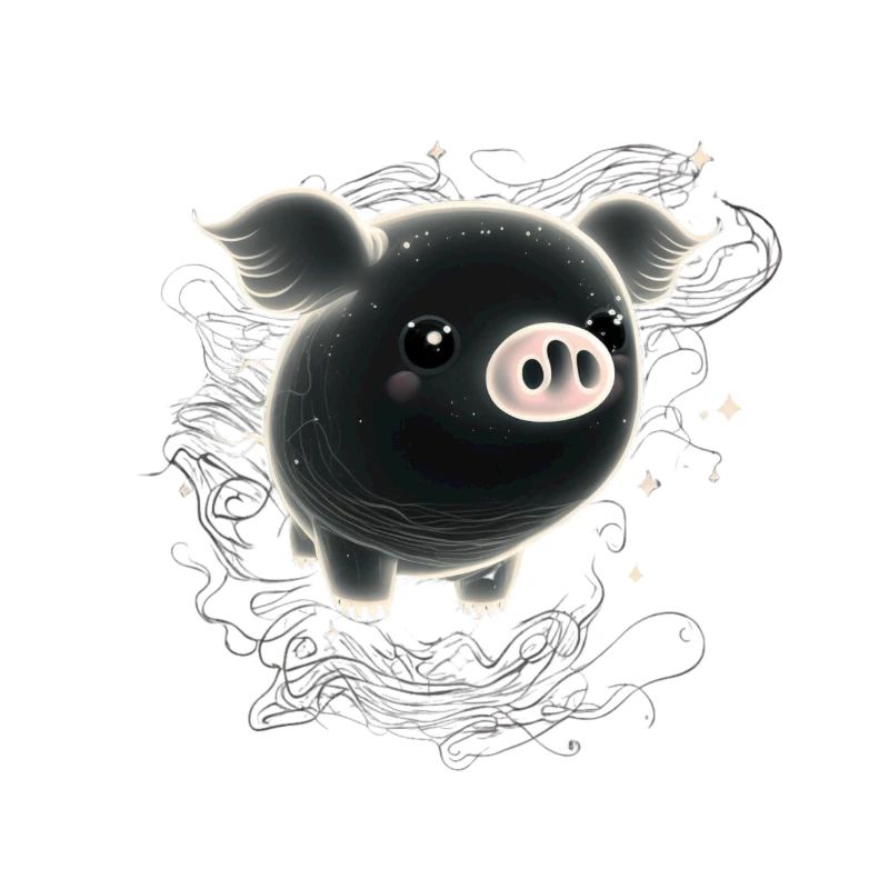 ghost pig black